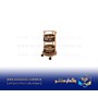 سبد سیب زمینی و پیاز 2 طبقه چوبی – توری گرد کد 3914
