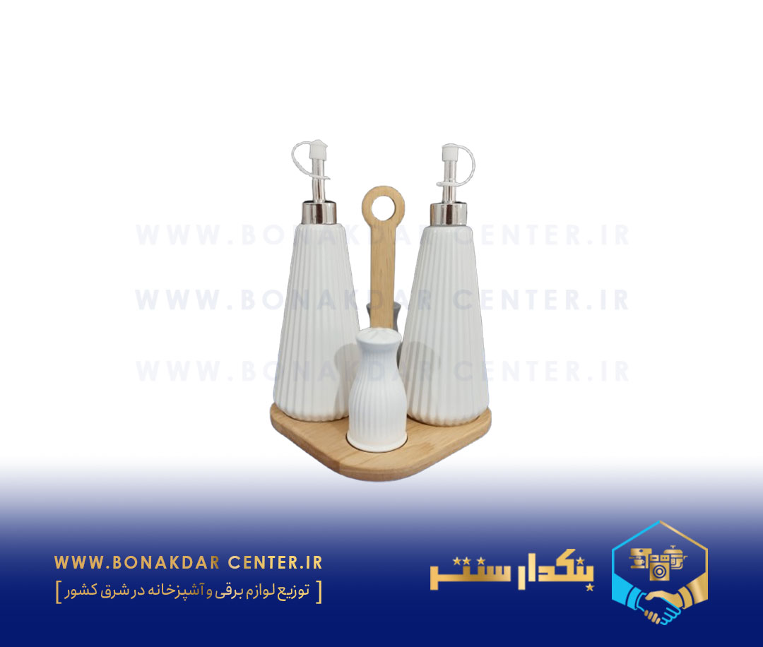 ست آبلیمو و نمک گلس کالر ریور مدل 3920W