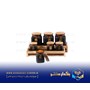 ست ادویه و پاسماوی چوبی با زیره توری مشکی ریور مدل 1003G