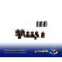 سرویس آشپزخانه 17 پارچه کنیک مشکی درب طلا کد 5245G