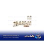 سرویس آشپزخانه 17 پارچه کنیک کرم درب طلا کد 5247G