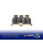سرویس ادویه پاسماوری چوبی 8پارچه طوسی ریور مدل 1002G