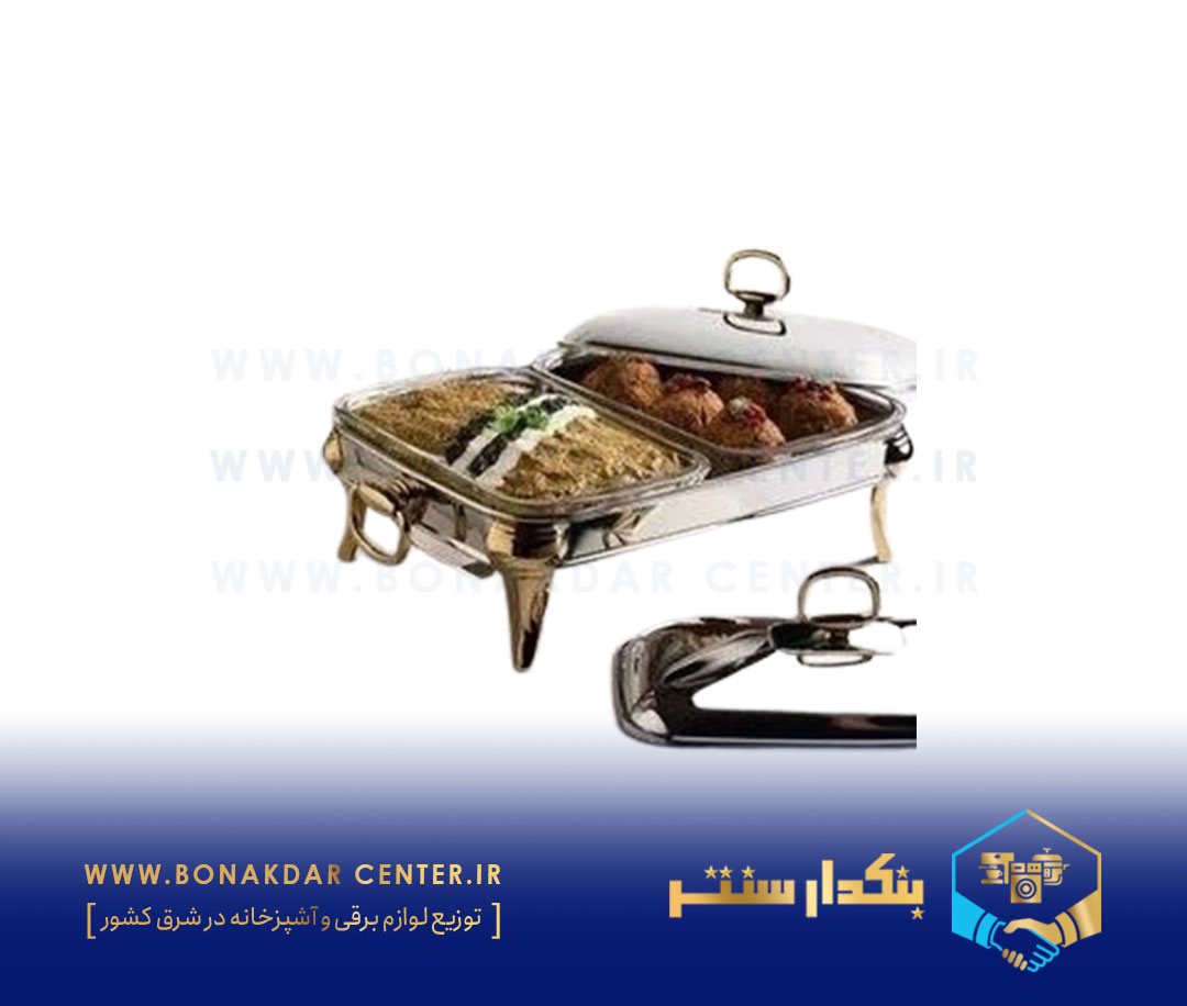 سوفله 2 تکه مستطیل روما نقره ای ریور مدل RM500