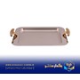 سینی مستطیل متوسط دسته طلایی نگینی ریور مدل G1226