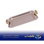 سینی مستطیل متوسط دسته طلایی نگینی ریور مدل G1226