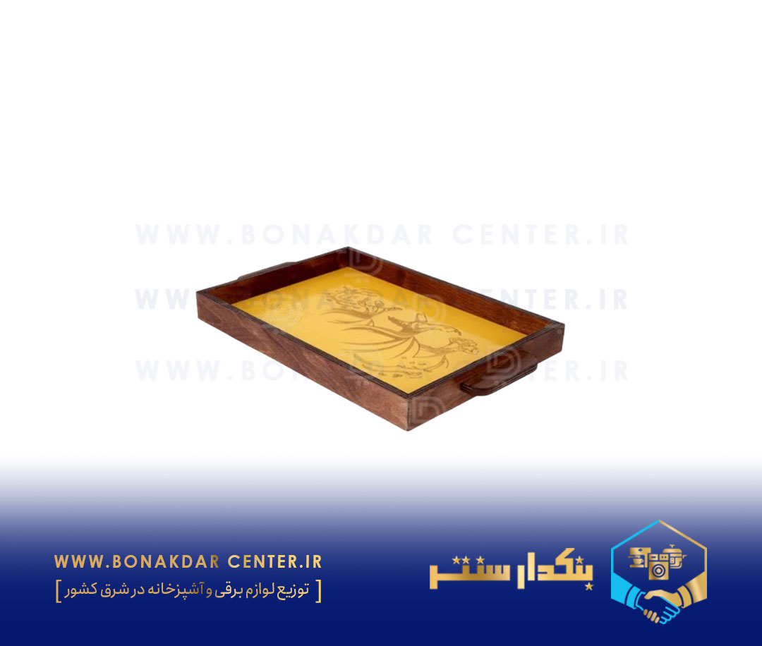 سینی چوب طرح رقص سماع ریور مدل 2330