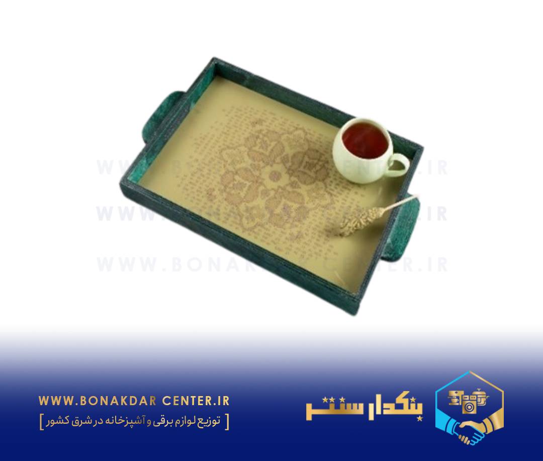 سینی چوبی فرداد کد B رنگ میکس ریور مدل 2327