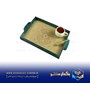 سینی چوبی فرداد کد B رنگ میکس ریور مدل 2327