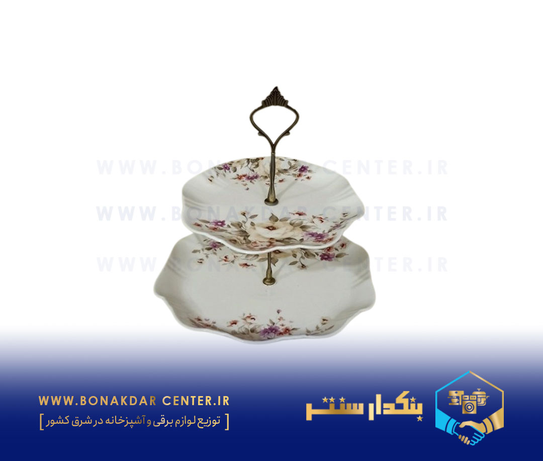 ظرف 2 طبقه شیرینی خوری ریور مدل 8654-25-4978