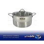 قابلمه تک استیل سایز 26 نیمه مات خط دار ریور مدل 3865L