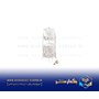 پک سیب زمینی و پیاز دو طبقه طرح دار تمام سفید کد 5239