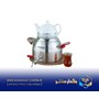 کتری قوری استیل شیردار 5لیتر دسته قرمز مات ریور مدل 3881