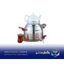 کتری قوری استیل شیردار 5لیتر دسته قرمز مات ریور مدل 3881